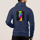 Kaleidoskop Mädchen: Front Zipper Hoodie (Rückseite)