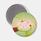 Kaleidoskop Magnet - Abstraktes Design (Vorderseite/Rückseite)