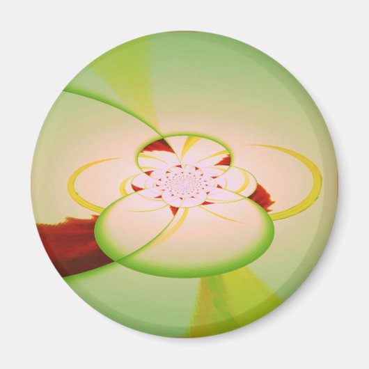 Kaleidoskop Magnet - Abstraktes Design (Vorne)