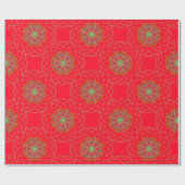 Kaleidoskop Mandala Art Gift Wrapping Paper 3 Geschenkpapier (Flach)