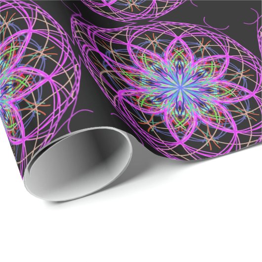 Kaleidoskop Mandala Art Gift Wrapping Paper 5 Geschenkpapier (Rolleneckpunkt)