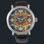 Kaleidoskop Mandala Blume Design-23091 Armbanduhr<br><div class="desc">Kaleidoskop Mandala Blume Design-23091</div>