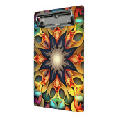 Kaleidoskop Mandala Blume Design-23091 Mini Klemmbrett (Gewinkelt2)