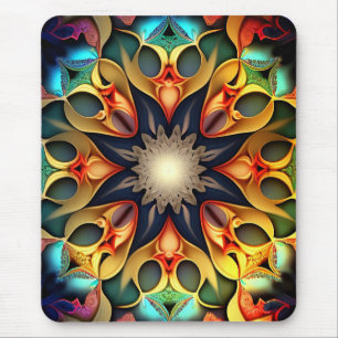 Kaleidoskop Mandala Blume Design-23091 Mousepad