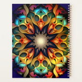 Kaleidoskop Mandala Blume Design-23091 Planer (Rückseite)