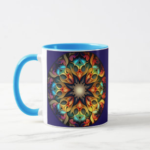 Kaleidoskop Mandala Blume Design-23091 Tasse