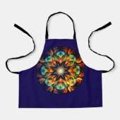 Kaleidoskop-Mandala-Blumendesign-23091 Schürze (Vorderseite)