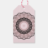 Kaleidoskop, Mandala Geschenkanhänger (Rückseite)