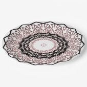 Kaleidoskop, Mandala Pappteller (Schrägansicht)