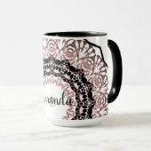 Kaleidoskop, Mandala Tasse (VorderseiteRechts)