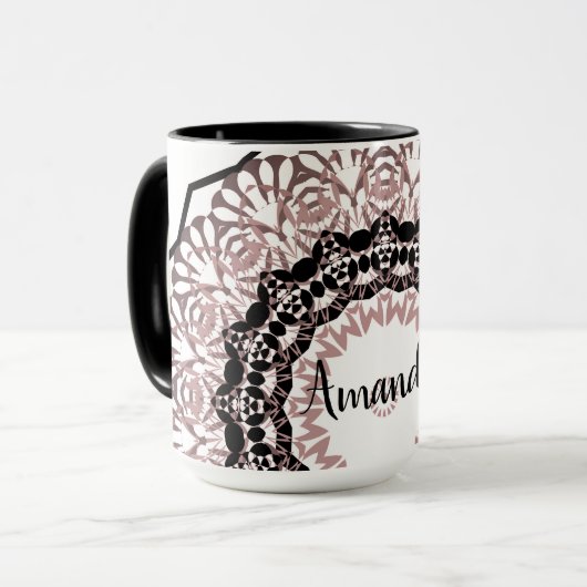 Kaleidoskop, Mandala Tasse (Vorderseite Links)