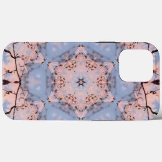 Kaleidoskop Morning Blue & Frost Pink Case-Mate iPhone Hülle (Rückseite (Horizontal))