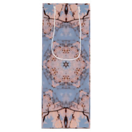 Kaleidoskop Morning Blue & Frost Pink Geschenktüte Für Weinflaschen