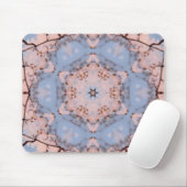 Kaleidoskop Morning Blue & Frost Pink Mousepad (Mit Mouse)