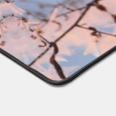 Kaleidoskop Morning Blue & Frost Pink Schreibtischunterlage (Ecke)