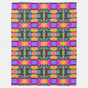 Kaleidoskop Mosaik V + Ihre Ideen Fleecedecke