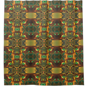 Kaleidoskop Mosaik VI + Ihre Ideen Duschvorhang