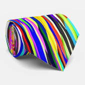 Kaleidoskop-Muster - kleine Facetten Krawatte (Gerollt)