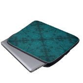 Kaleidoskop-Muster Laptopschutzhülle (Vorne Knopf)