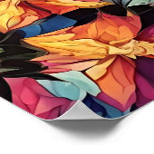 Kaleidoskop Muster Plakate für die Wohngestaltung (Ecke)