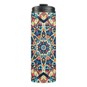 Kaleidoskop-Muster-Thermobecher Thermosbecher