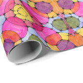Kaleidoskop-Packpapier Geschenkpapier (Rolleneckpunkt)