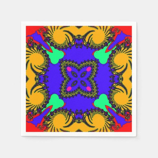 Kaleidoskop Paper Napkin Serviette (Vorderseite)