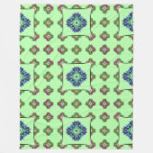 Kaleidoskop-Patchwork - nahtloses Muster 2 Fleecedecke (Vorderseite)