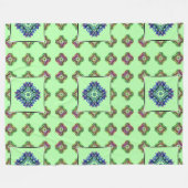 Kaleidoskop-Patchwork - nahtloses Muster 2 Fleecedecke (Vorderseite (Horizontal))