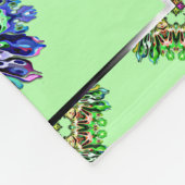 Kaleidoskop-Patchwork - nahtloses Muster 2 Fleecedecke (Ecke)