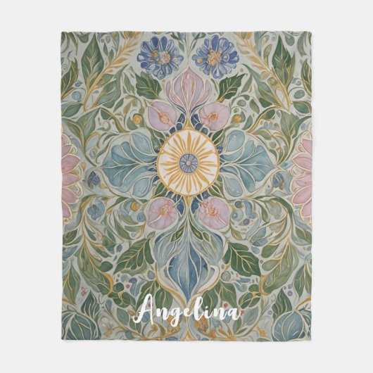 Kaleidoskop Personalisiert Fleecedecke (Vorderseite)