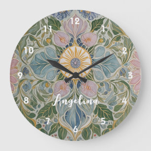 Kaleidoskop Personalisiert Große Wanduhr