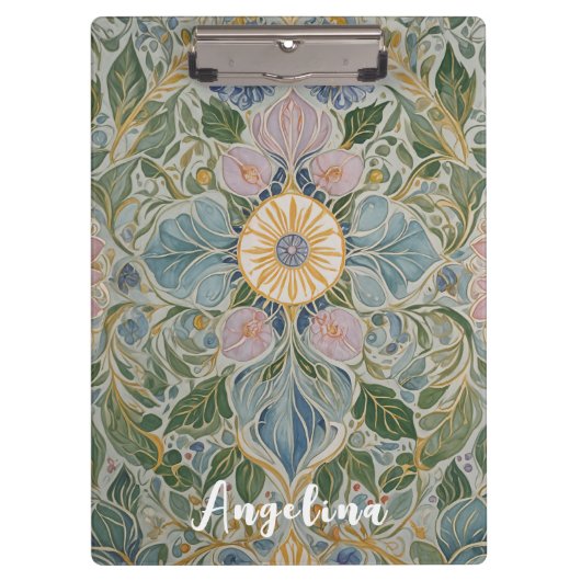 Kaleidoskop Personalisiert Klemmbrett (Vorderseite)