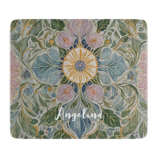 Kaleidoskop Personalisiert Schneidebrett (Vorderseite)