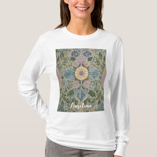 Kaleidoskop Personalisiert T-Shirt (Vorderseite)
