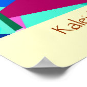 Kaleidoskop Poster (Ecke)