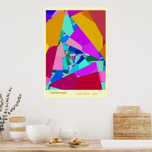 Kaleidoskop Poster (Küche)
