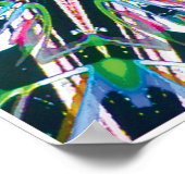 Kaleidoskop-Poster Poster (Ecke)