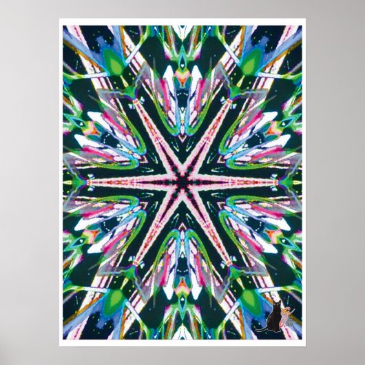 Kaleidoskop-Poster Poster (Vorne)