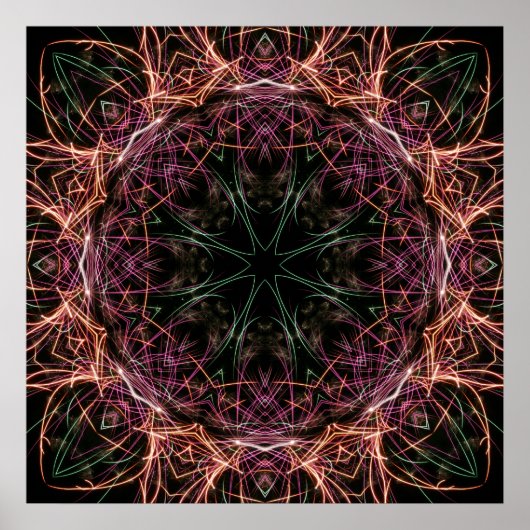 Kaleidoskop-Poster Poster (Vorne)
