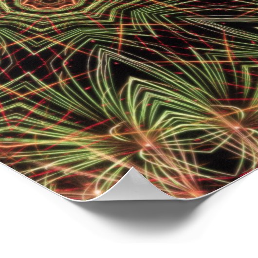 "Kaleidoskop"-Poster Poster (Ecke)