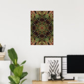 "Kaleidoskop"-Poster Poster (Heimbüro)