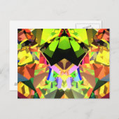 Kaleidoskop Postkarte (Vorne/Hinten)
