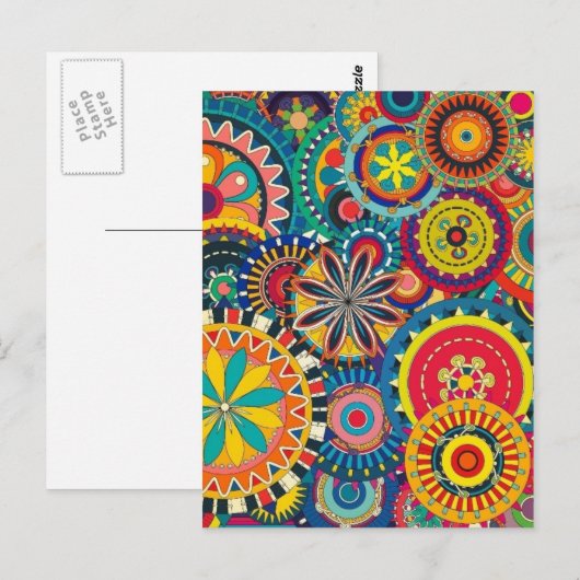 Kaleidoskop Postkarte (Vorne/Hinten)