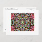 Kaleidoskop Postkarte (Vorne/Hinten)