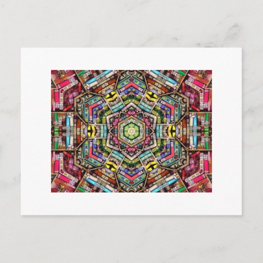 Kaleidoskop Postkarte (Vorderseite)