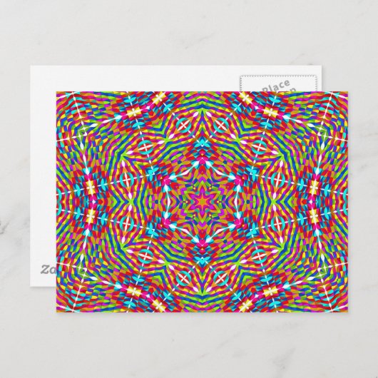 Kaleidoskop Postkarte (Vorne/Hinten)