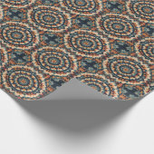 Kaleidoskop Quilt Muster Geschenkpapier (Ecke)