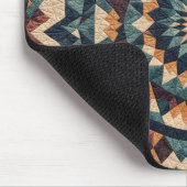 Kaleidoskop Quilt Muster Mousepad (Ecke)