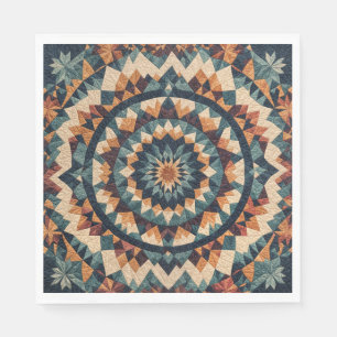Kaleidoskop Quilt Muster Serviette